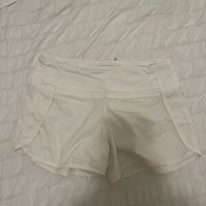 White Lululemon Shorts